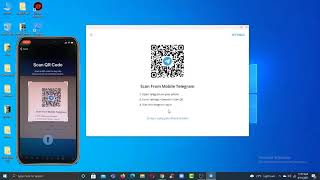 Telegram Login with QR Code Scanning  Telegram Login on LaptopPC [upl. by Yelyah]