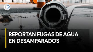 Vecinos de Calle Fallas en Desamparados reportan fuga de agua [upl. by Hanan464]