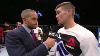 Fight Night Las Vegas Stephen Thompson and Johny Hendricks Octagon Interview [upl. by Fayette]