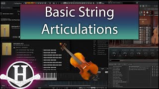 Basic String articulations  Orchestration Techniques [upl. by Kellyann]