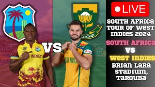 Live West Indies vs South Africa LIVE T20 Match  WI vs SA Live Matchwivsrsa cricket t20 [upl. by Dewitt]