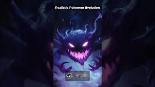 Realistic Pokemon Evolution  Gengar pokemon pokemoncommunity shorts gengar jigglypuff [upl. by Nerreg]