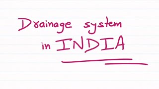 Drainage system in India [upl. by Alenas]