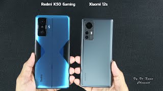 Xiaomi Redmi K50 Gaming vs Xiaomi 12s  SpeedTest and Camera comparison [upl. by Ertemed]