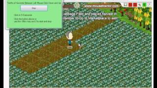 How to harvest quickly on Farm Town using Mouse Tractor [upl. by Ettenna]