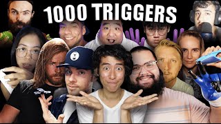 ASMR 1000 TRIGGERS WITH FRIENDS The Epic Collab [upl. by Noak]