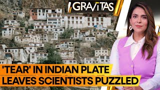 Gravitas Scientists say Indian tectonic plate is breaking into two [upl. by Aivull]