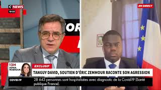 A propos de lagression de Tanguy David soutien de EZemmour CNEWS 21022022 [upl. by Ardnekahs523]