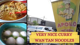 Curry Wan Tan Noodles 云吞面  AlDente Wan Tan Noodles in Shah Alam [upl. by Jempty]