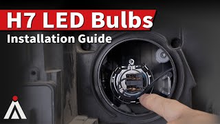 NEW Version How to install standard H7 LED headlight bulbs LA Plus H7 Installation Guide [upl. by Eddy804]