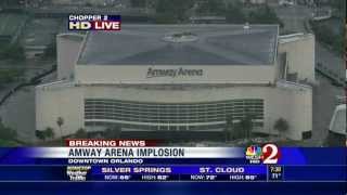 Amway Arena Implosion [upl. by Yerkovich458]