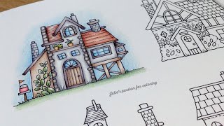 SMALL VICTORIES by Johanna Basford  Derwent Procolour pencils  color along [upl. by Sivla]