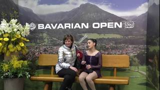 Madeline Schizas  2020 Bavarian Open FS [upl. by Ainot]