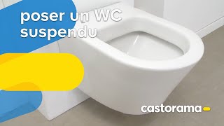 Poser un WC suspendu Castorama [upl. by Tatiania204]