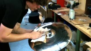 How to polish your cymbals to highgloss [upl. by Darsie]