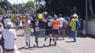 Marathon du vignoble dAlsace 2013  Finish in Molsheim Alsace [upl. by Nahte]