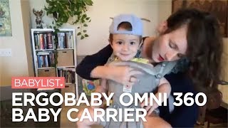 Ergobaby Omni 360 Baby Carrier  Babylist [upl. by Wengert816]