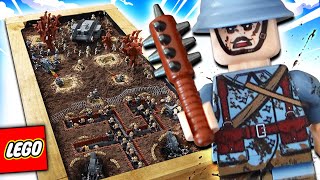 LEGO WW1 Trenches in REAL MUD [upl. by Ulysses88]