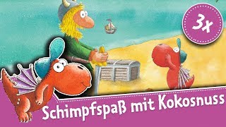 Schimpfen wie der kleine Drache Kokosnuss  lustige Schimpfworte für Kinder – Drei Videos [upl. by Ariait]