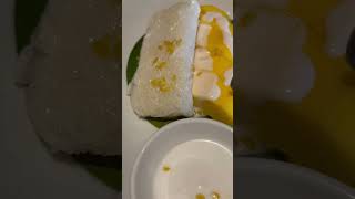 Mango Sticky Ricemangostickyrice thaifood [upl. by Esorrebma]