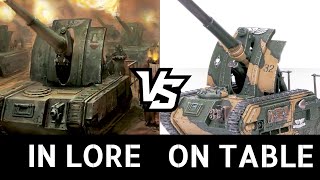 Basilisk Artillery Tank Warhammer 40K In Lore and On the Tabletop [upl. by Hofmann582]