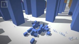 SpatialOS  Dynamically distributing a simulation over hundreds of physics engines [upl. by Marjory704]