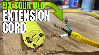 How to fix the end of an extension cord [upl. by Laney]