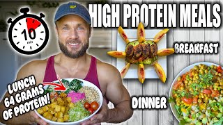 10 Minute Vegan Meals  High Protein amp Delicious 🔥 [upl. by Violette93]