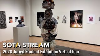 2020 Juried Student Exhibition  Virtual Tour  NKU SOTA [upl. by Amo]