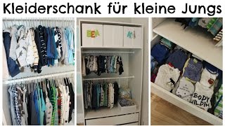 Kleiderschrank für Jungs I MamaBirdie [upl. by Nylhtak]