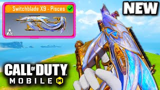 NEW LEGENDARY SWITCHBLADE  PISCES 😍 COD MOBILE [upl. by Matheson]