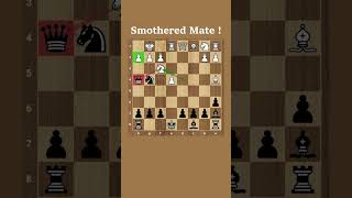 Smothered Checkmate by Queen Sacrifice [upl. by Yensehc]