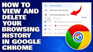 How to see Google Chrome incognito history amp how to delete it [upl. by Melak]