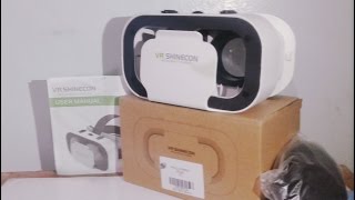 مراجعة نظارات الواقع الافتراضيgearbest  VR SHINECON G05A 3D Glasses [upl. by Llewxam467]