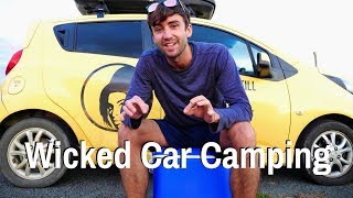 Sleeping in My Wicked Camper Car [upl. by Naiditch]