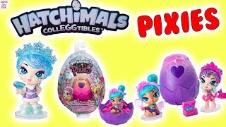 Hatchimal Pixies Surprise EGGS TOYS Opening Fun for KIDS [upl. by Edy209]