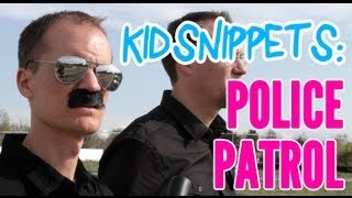 Kid Snippets quotPolice Patrolquot Imagined by Kids [upl. by Eivets]