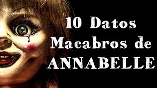 ANNABELLE 10 Datos Macabros Reales [upl. by Ahtanoj]