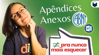 Apêndice e Anexo no TCC ABNT [upl. by Aimahs]