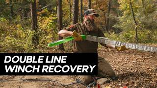 Double Line Winch Pull Recovery for Campervans [upl. by Nidroj]