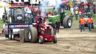 Washington County Fair 2014 in Greenwich NY  Super Farm Tractor Pulls [upl. by Averill]