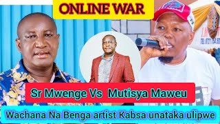 Sir Mwenge attacked by Mutisya Maweu Umanwa na Benga artist Kabisaa ww mwenyewe unatakaga kulipwa [upl. by Ainat]