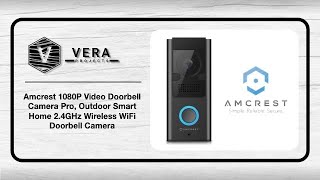 How to Setup and Installation  Amcrest 1080P Video Doorbell Camera Pro [upl. by Namor]