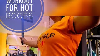 Workout For tight and hot breast  Fitness tips kohinurs fitness vlogs [upl. by Assirol]