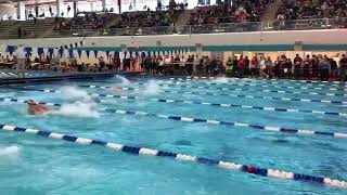 Sophomore Jacob Wimberly wins 100 Fly with 4898  2022 Region 26A Championships [upl. by Chic]