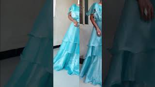 latest beautiful gown design 💙 fashiondesignerrups1215 gown shorts gowndesign shortvideo [upl. by Yvel]