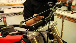 Renthal 1 18quot Handlebar Install [upl. by Idolem]