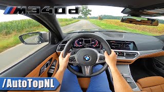 BMW M340d Touring POV Test Drive by AutoTopNL [upl. by Nannek]