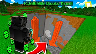 MINING 1 MILLION BLOCKS ON PRISONS  Minecraft OP Prison [upl. by Eleni]