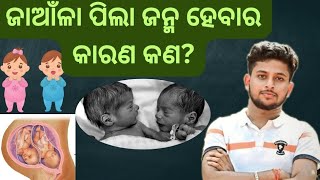 ଜାଆଁଳା ପିଲା ଜନ୍ମ ହେବାର କାରଣ କଣ  How twin baby born  Multiple birthTwin pregnancy  baby birth [upl. by Ambrogino]